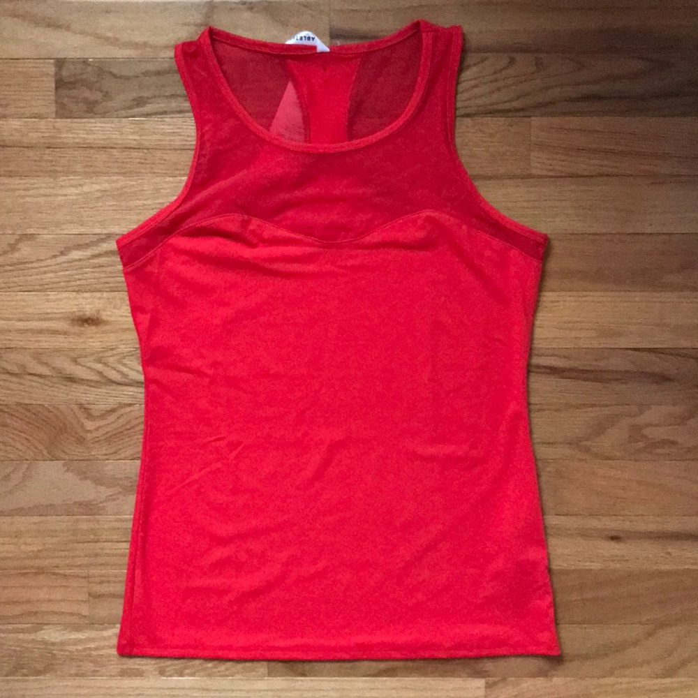 Fabletics Red Tank Top